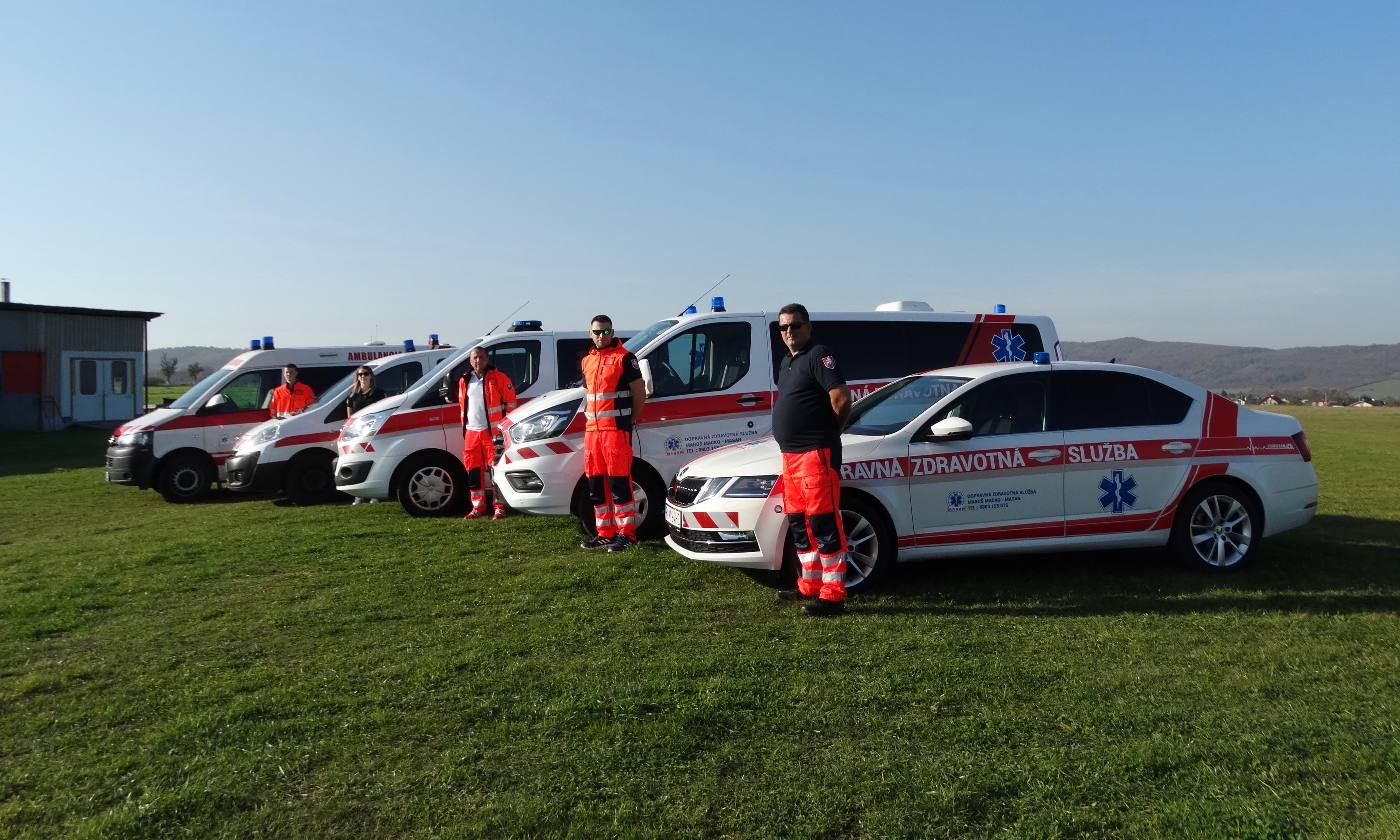 Interiér sanitného vozidla MASAN s lôžkom